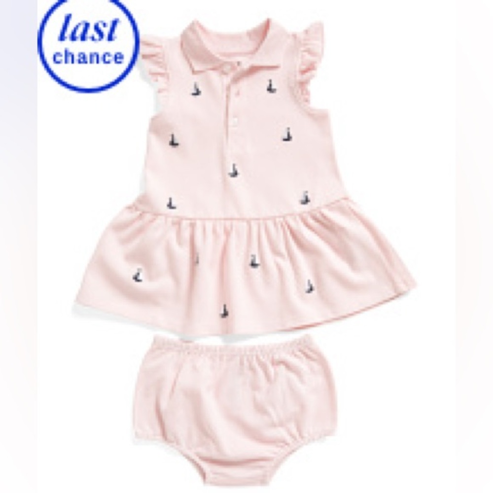 Pink Sailboat Dress with Bloomers - Picture 3 of 3